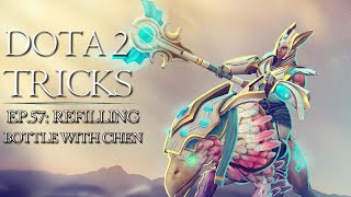 Dota 2 Tricks - Refilling Bottle With Chen