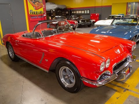 SOLD 1962 Roman Red Corvette Convertible, 250hp for sale by Corvette Mike