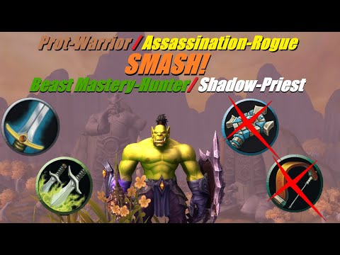 Prot Warrior/Assasination Rogue PVP, Arena Skirmish 8.3