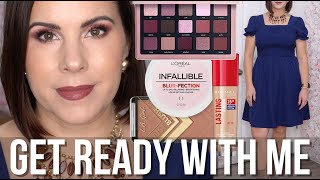 GRWM | Glam Fall Makeup Look + Romantic Outfit Inspo!