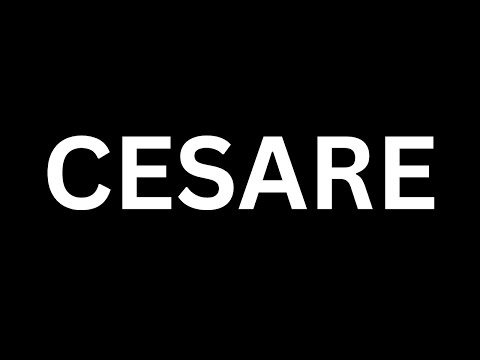 How to Pronounce "Cesare in English language? [How to say Cesare...?