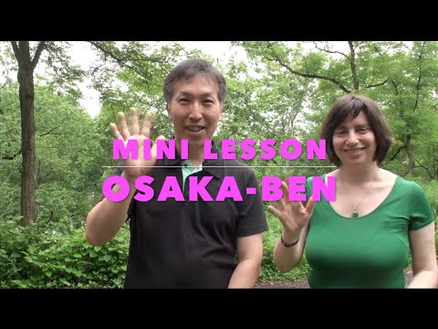 mini Osaka-ben lesson