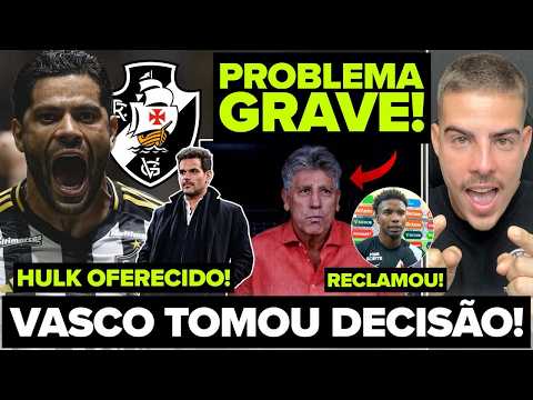 CONFIRMOU NA MADRUGADA! HULK NO VASCO? DIRETORIA TOMOU SOBRE HULK! RENATO GAÚCHO RECLAMOU!