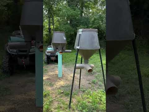 Boss Buck post gravity feeder and Boss Buck protein feeder