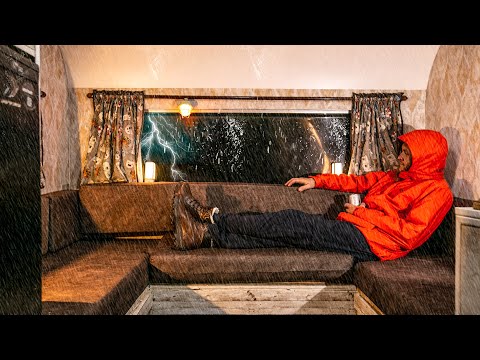 Surviving a Rainstorm in a RV - Camping in a Travel Trailer [Long Version]
