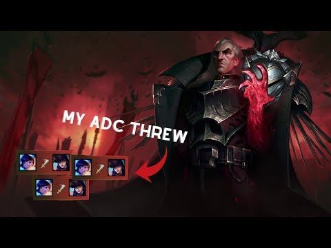 Can SILVER Swain Support CARRY against a FED TEAM? ( League of legends swain support game play )