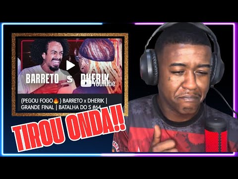 Jhony REACT - BARRETO X DHERIK - Grande Final ( Que Round Sensacional 😎🎶🎧)