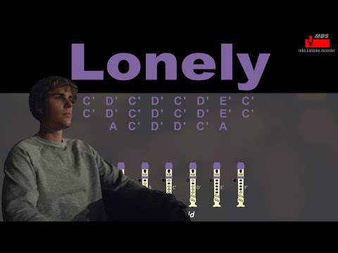 Lonely Justin Bieber & Benny Blanco Flute Recorder Tutorial / How To Play