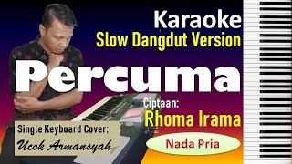 Download lagu Percuma | Karaoke Lagu Dangdut | Rhoma Irama | FL Studio 8 | Nada Pria   Lirik mp3
