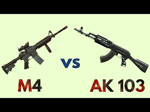 Ak - 103 vs m4 rifle specification of both assault rifles