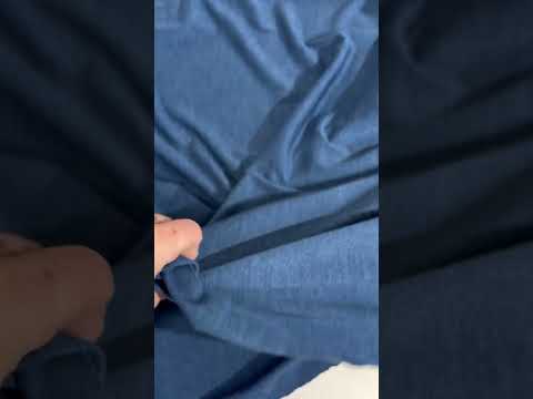 Merino wool knitwear, denim blue internetu