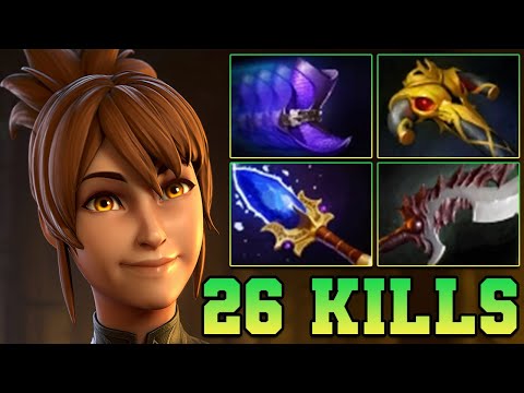 26 Kills Marci Dota 2 !! Marci Dota 2 Guide Carry Offlane Pro Gameplay 7.39 Build