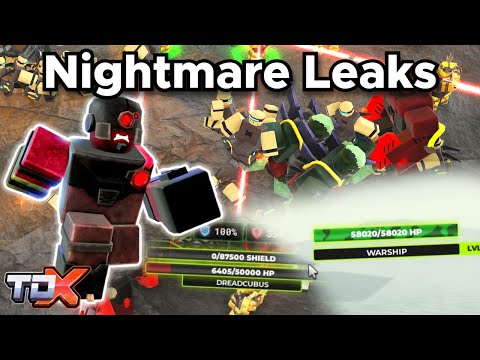 TDX Nightmare Leaks #99 (Stealth Buffs, Thumpers, Nightmare Enemies) - Tower Defense X Roblox