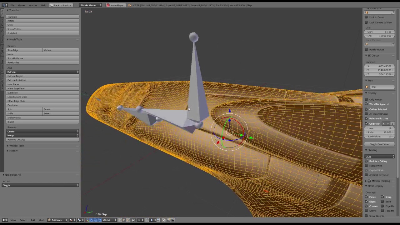spaceship keeper package 3D Model