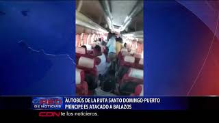 Autobús de la ruta Santo Domingo-Puerto Príncipe es atacado a balazos