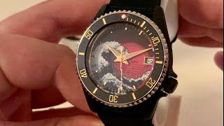 The Giveaway Watch Revealed! - Great Wave SKX013 Mod