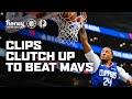 Clips Clutch Up Against Dallas LA Clippers