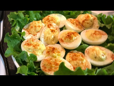OLD SCHOOL DEVILED EGGS (HAPPY THANKSGIVING)