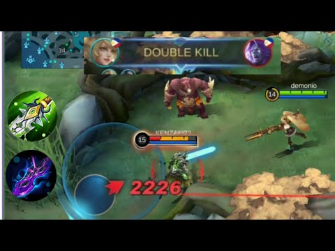 1 Shot layla Build nakaka takot layla Game Play Mobile Legend 2022