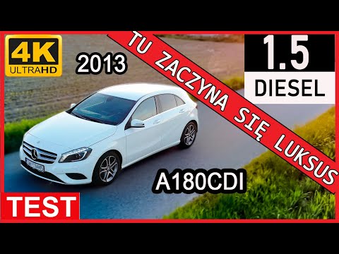 MERCEDES A klasa 180CDI 2013  1.5 Diesel - jazda próbna