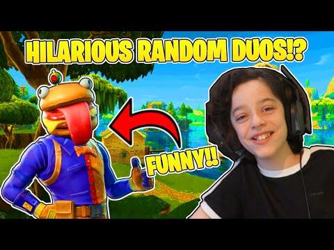 *NEW* HILARIOUS Random Duos - Fortnite Battle Royale