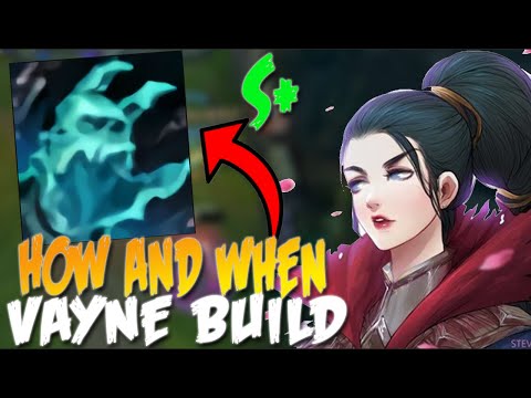 HOW TO BUILD AND WHEN BUILD THE BEST ITEMS ON VAYNE | LEAGUE OF LEGENDS SEASON  2022