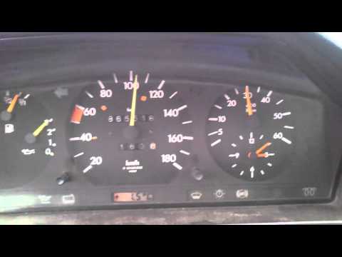 Mercedes 124 200D automat 0-100 km/h.   865000KM