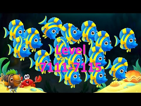 Fishdomフィッシュダム7111 7112 7113 7114 7115 Clear Videoクリア動画　capture攻略 Brain Teaser頭の体操 No charge無課金