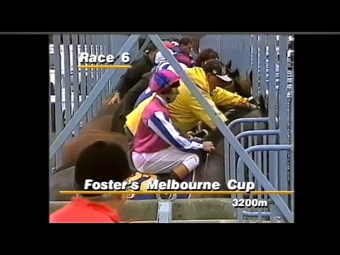 HQ Footage Vintage Crop Wins The 1993 Melbourne Cup for Dermot Weld and Michael Kinane.HRL