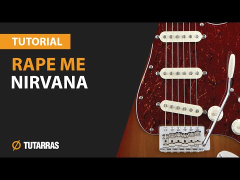 Como tocar RAPE ME de NIRVANA en Guitarra electrica CLASE TUTORIAL