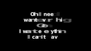 Robin Thicke  - Everything I can&#39;t have - Lyrics