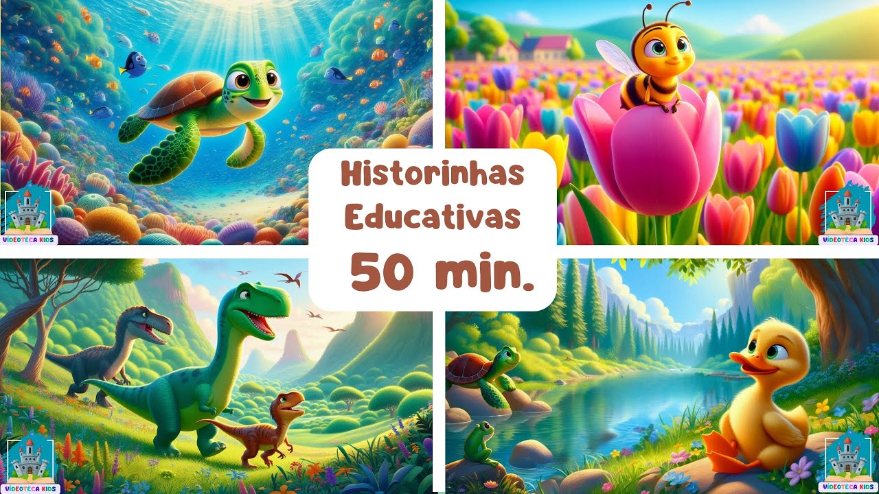 HISTORINHAS EDUCATIVAS - 50 minutos | #historiainfantilparadormir #historiainfantil #historinha