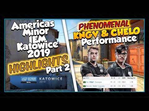 kNgV & Chelo Phenomenal Performance! - CS:GO Americas Minor highlights Part 2