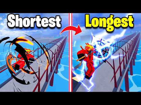 Ranking Shortest To Longest SWORD ATTACKS in Blox Fruits Update 23
