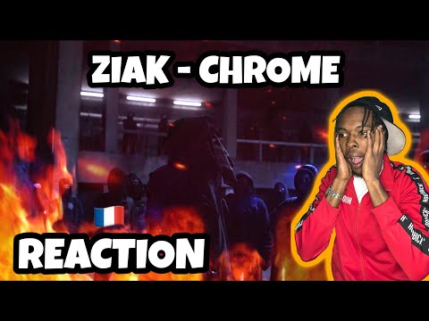AMERICAN REACTS TO FRENCH RAP! Ziak - Chrome - Visualizer (Prod. Lowonstage)