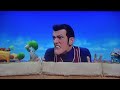 Sportacus Running To Save The Mayor With His Ball Slow Motion