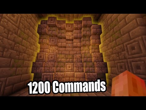 This has to be Minecraft's Smoothest Redstone Door ( 1200 Command Blocks )