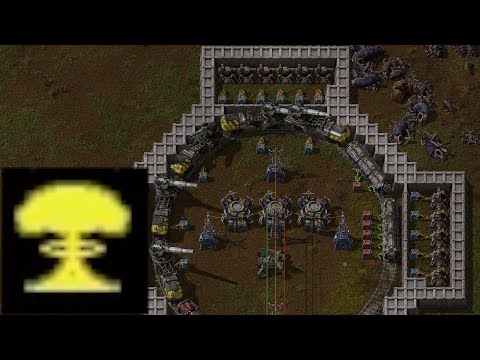factorio artillery with appropriate music