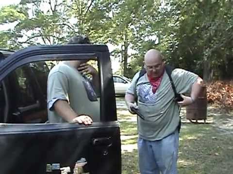 Stopping  a  Car Jacking.