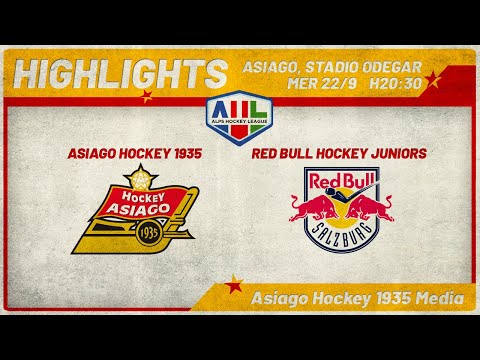 Highlights Asiago Hockey 1935 vs Red Bull Hockey Juniors (3:2) 22/09/21