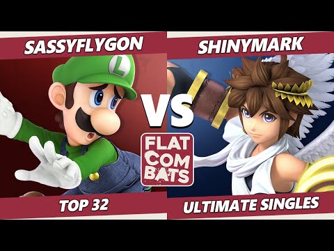 Flat Combats 2 Top 32 - SassyFlygon (Luigi) Vs. ShinyMark (Pit) SSBU Smash Ultimate