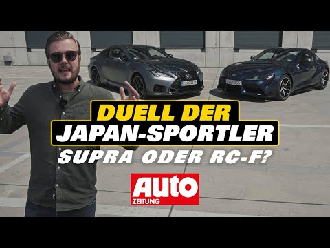 Die Japan-Sportler Toyota GR Supra 3.0 und Lexus RC-F im Duell!