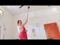 Fan Cleaning Vlog Aaj Saree Tucked Se Kiya Fan Cleanig Jjvlogfood8879