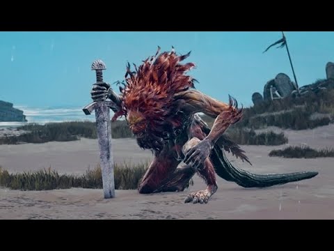 Elden Ring : Boss Fight : Leonine Misbegotten at Castle Morne !