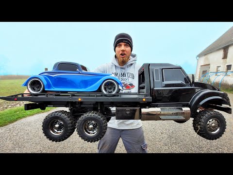 Neuer SCHLEPPER hat UNGLAUBLICH GUTE GELÄNDEFÄHIGKEITEN und kann trotzdem FAHRZEUGE TRANSPORTIEREN!