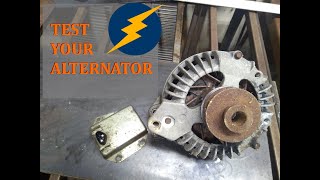 Testing a Mopar Alternator and Voltage Regulator On the Car