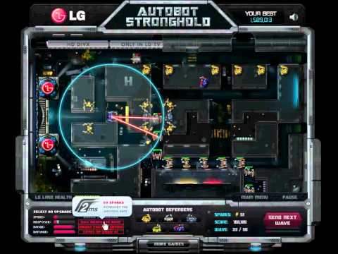 Transformers Autobot Stronghold Flash Game Walkthrough