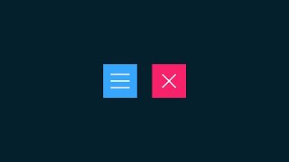 Menu Toggle Icon using CSS & Vanilla Javascript | Hamburger Toggle Men