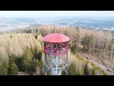 Rozhledna na Kotli Rokycany 4k