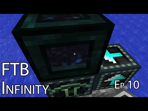 Lets Play FTB Infinity - Episode 10 - Ender Pearl farm, Big Reactor AND QUARRY!